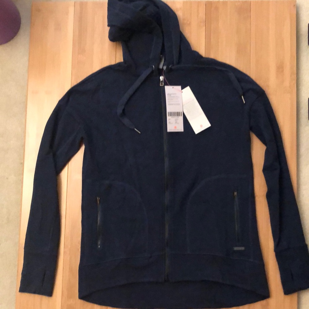BNWT Sweaty Betty - Luxe Compose Zip Through